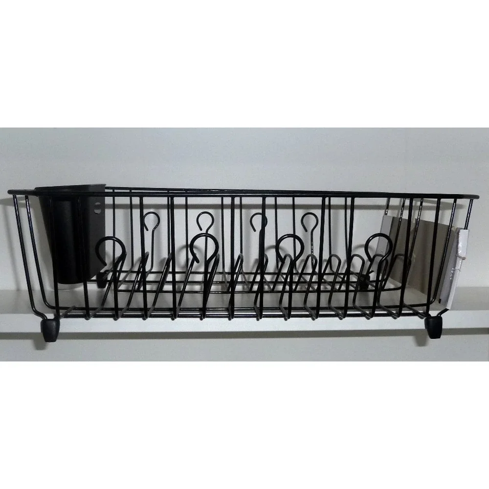 Rubbermaid Food Products Rubbermaid, Large, Black Dish Drainer NEW Silverware